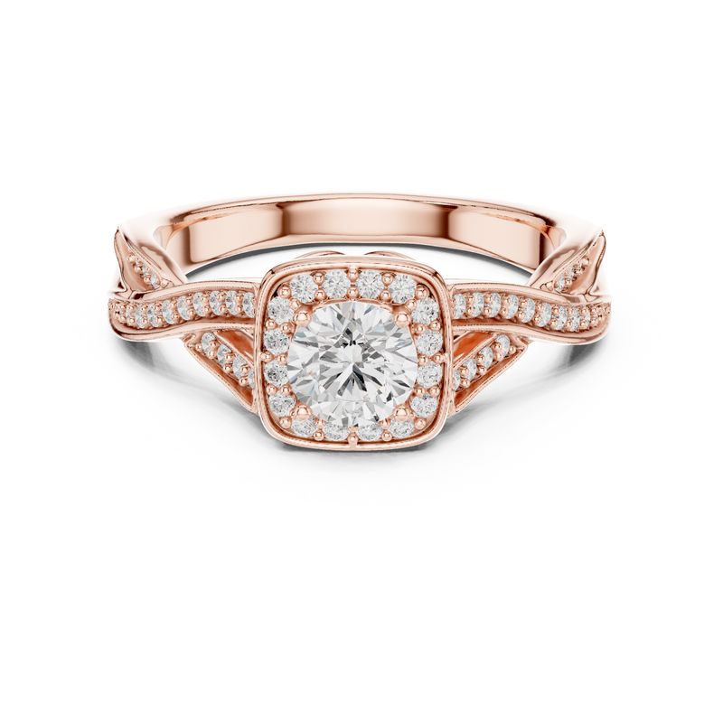 Ladies Ring LR-0259@7 - Rose Gold - Image