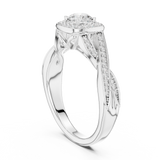 Ladies Ring LR-0259@7 - White Gold - Image