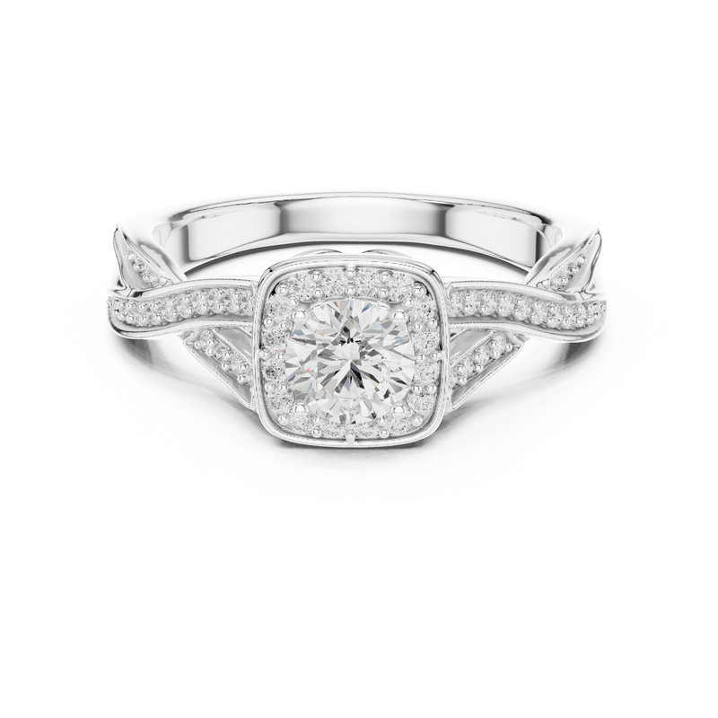 Ladies Ring LR-0259@7 - White Gold - Image