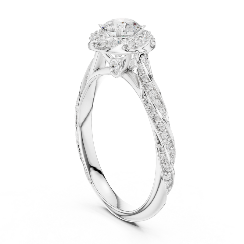 Ladies Ring LR-0260@7 - White Gold - Image