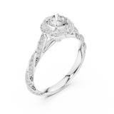 Ladies Ring LR-0260@7 - White Gold - Image