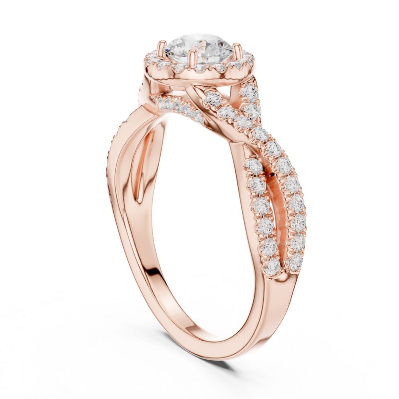Ladies Ring LR-0261@7 - Rose Gold - Image