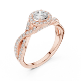 Ladies Ring LR-0261@7 - Rose Gold - Image