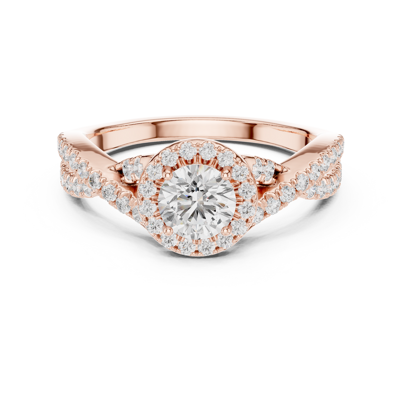 Ladies Ring LR-0261@7 - Rose Gold - Image