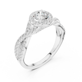 Ladies Ring LR-0261@7 - White Gold - Image