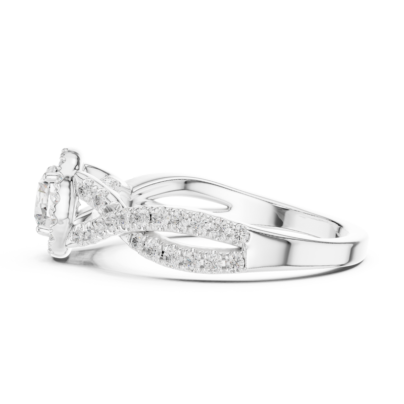 Ladies Ring LR-0261@7 - White Gold - Image