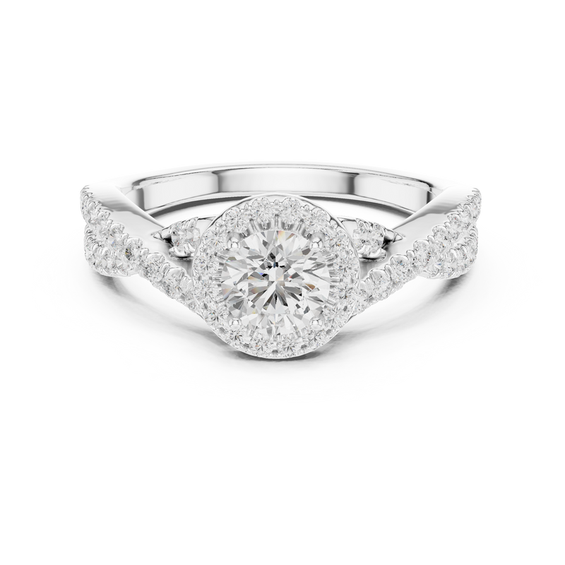 Ladies Ring LR-0261@7 - White Gold - Image