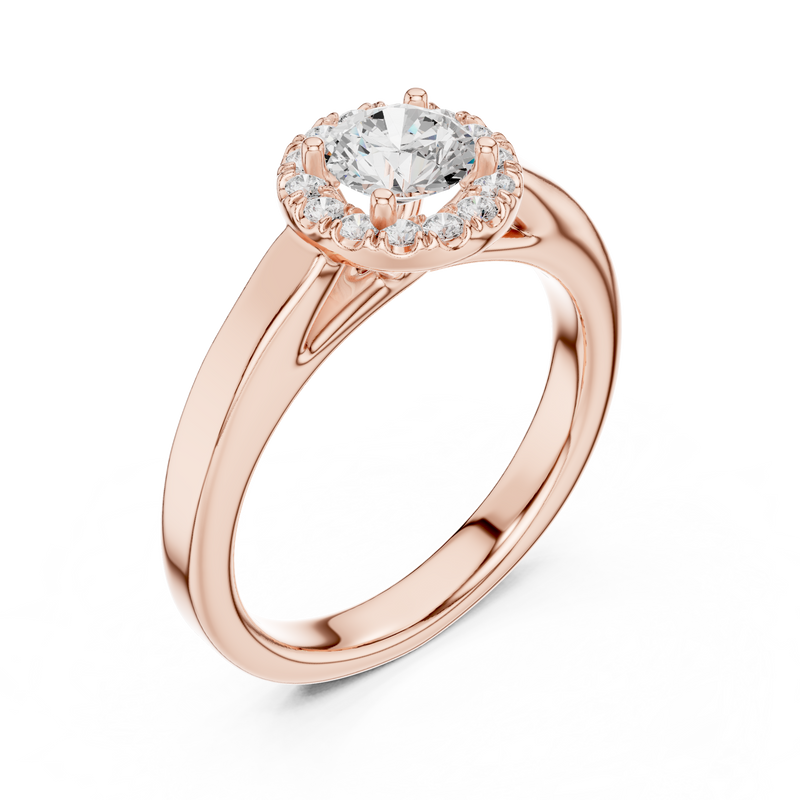 Ladies Ring LR-0264@7 - Rose Gold - Image