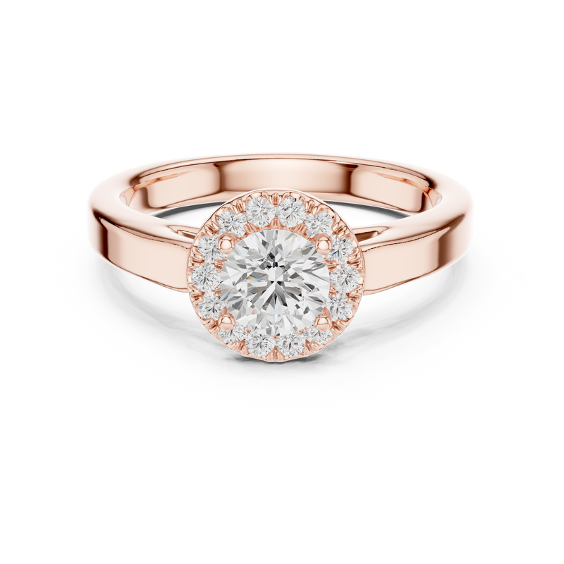Ladies Ring LR-0264@7 - Rose Gold - Image