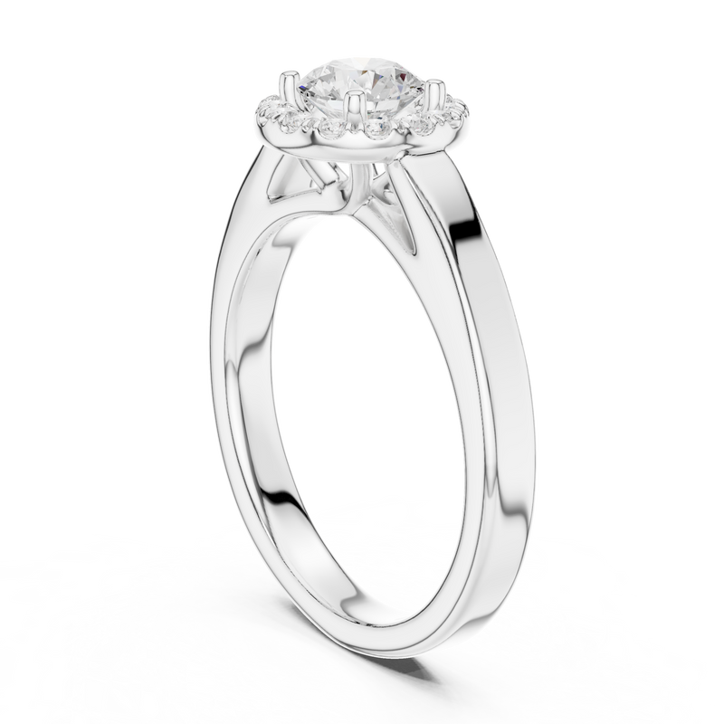 Ladies Ring LR-0264@7 - White Gold - Image