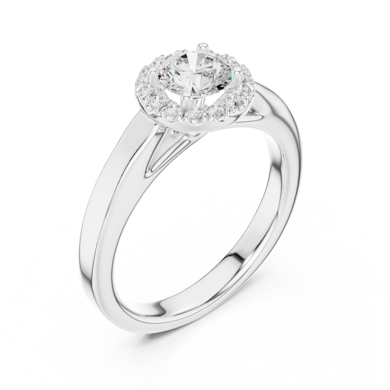 Ladies Ring LR-0264@7 - White Gold - Image