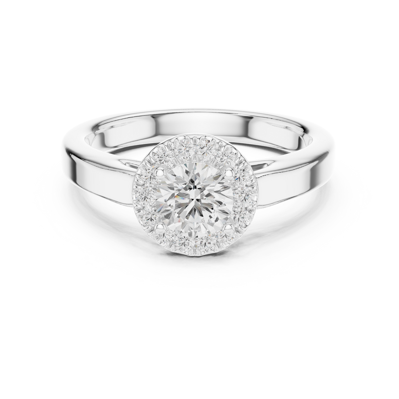 Ladies Ring LR-0264@7 - White Gold - Image