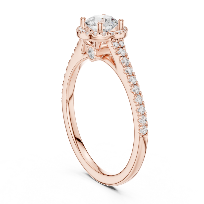 Ladies Ring LR-0265@7 - Rose Gold - Image