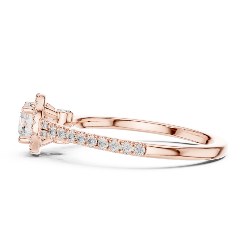Ladies Ring LR-0265@7 - Rose Gold - Image