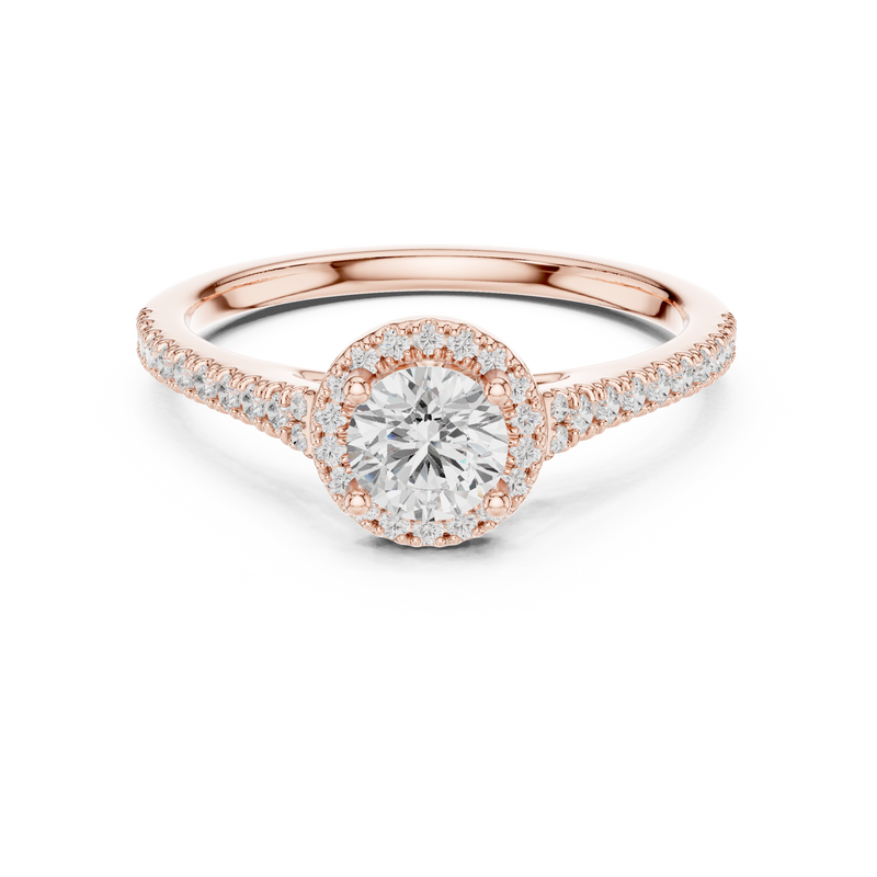 Ladies Ring LR-0265@7 - Rose Gold - Image