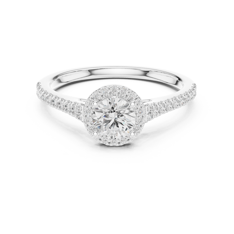 Ladies Ring LR-0265@7 - White Gold - Image