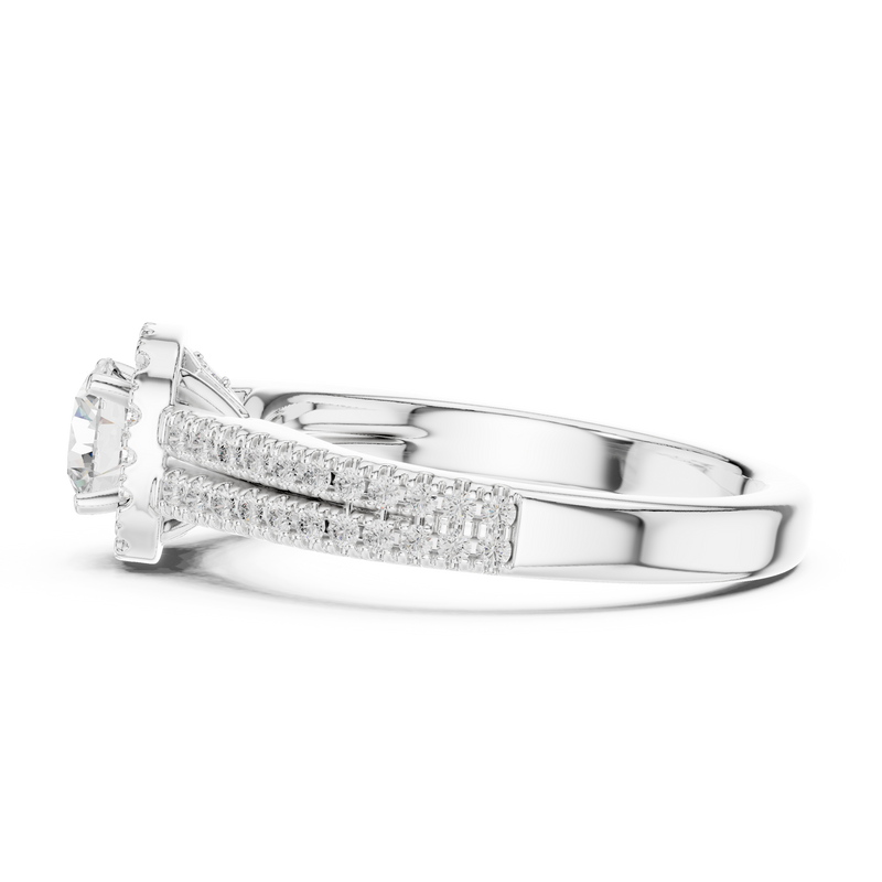 Ladies Ring LR-0266@7 - White Gold - Image