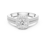 Ladies Ring LR-0266@7 - White Gold - Image
