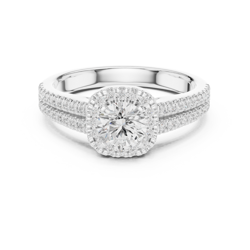 Ladies Ring LR-0266@7 - White Gold - Image