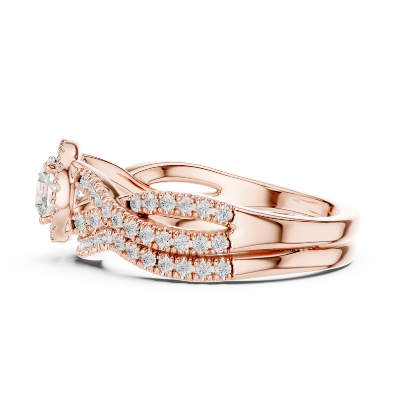 Ladies Ring LR-0268@7 - Rose Gold - Image