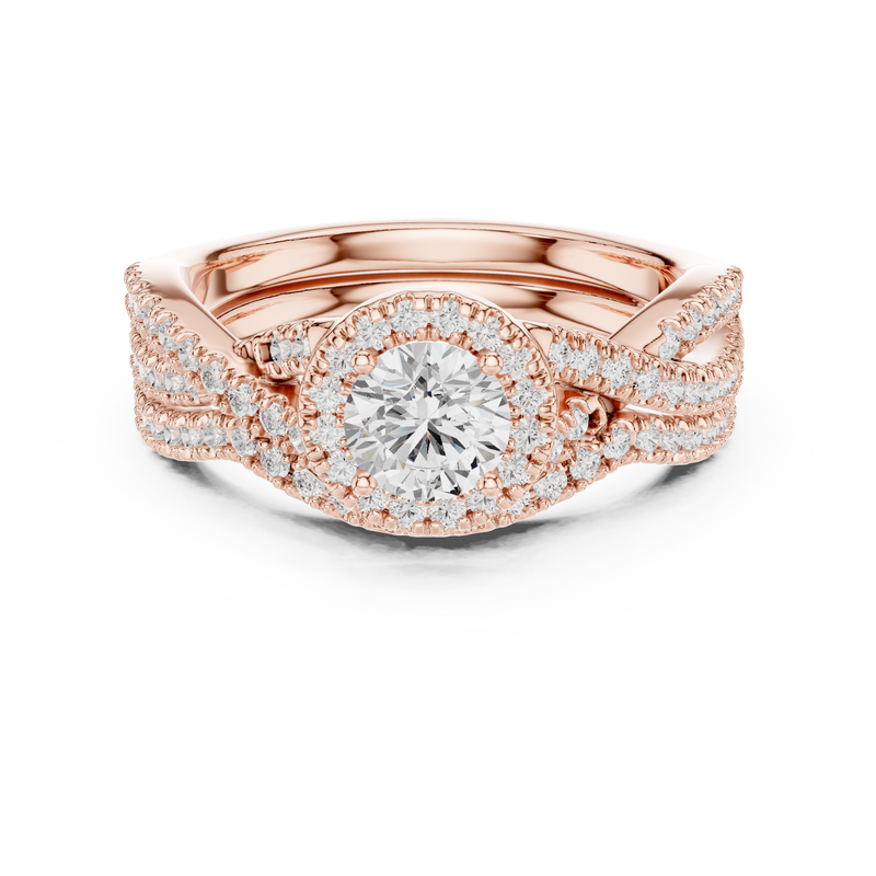 Ladies Ring LR-0268@7 - Rose Gold - Image
