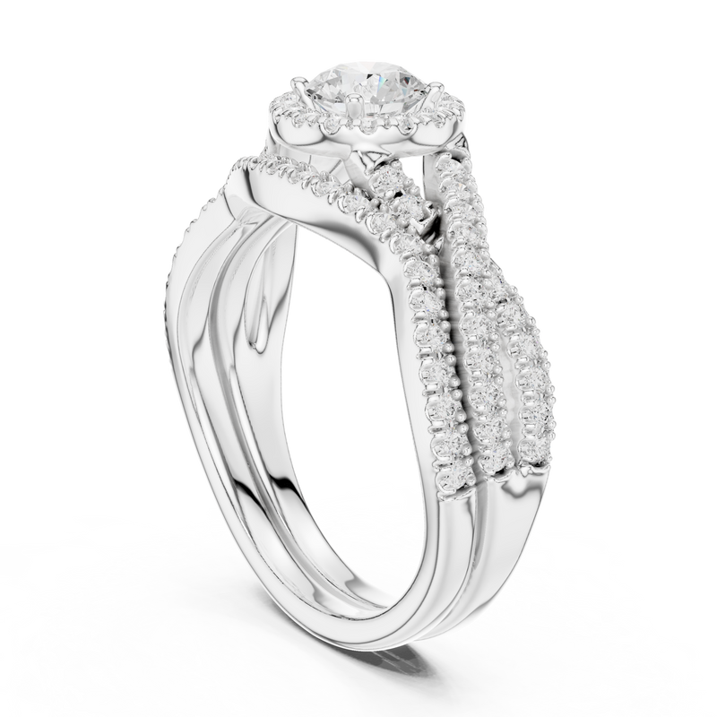 Ladies Ring LR-0268@7 - White Gold - Image