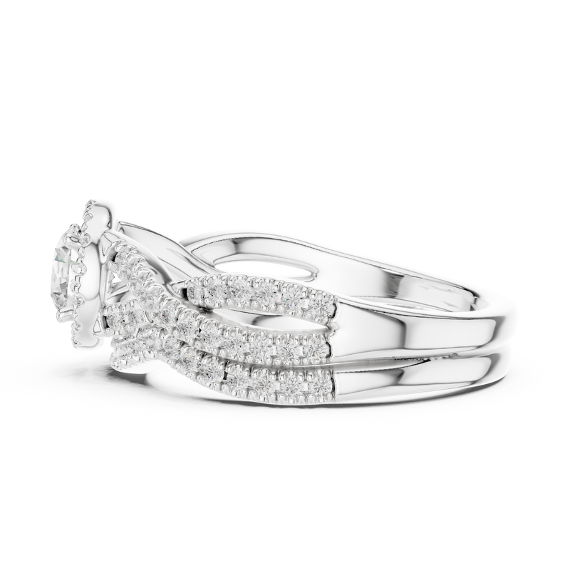 Ladies Ring LR-0268@7 - White Gold - Image