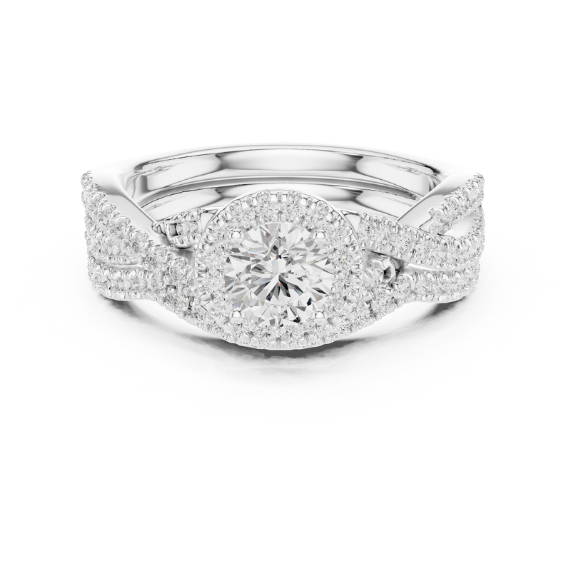 Ladies Ring LR-0268@7 - White Gold - Image