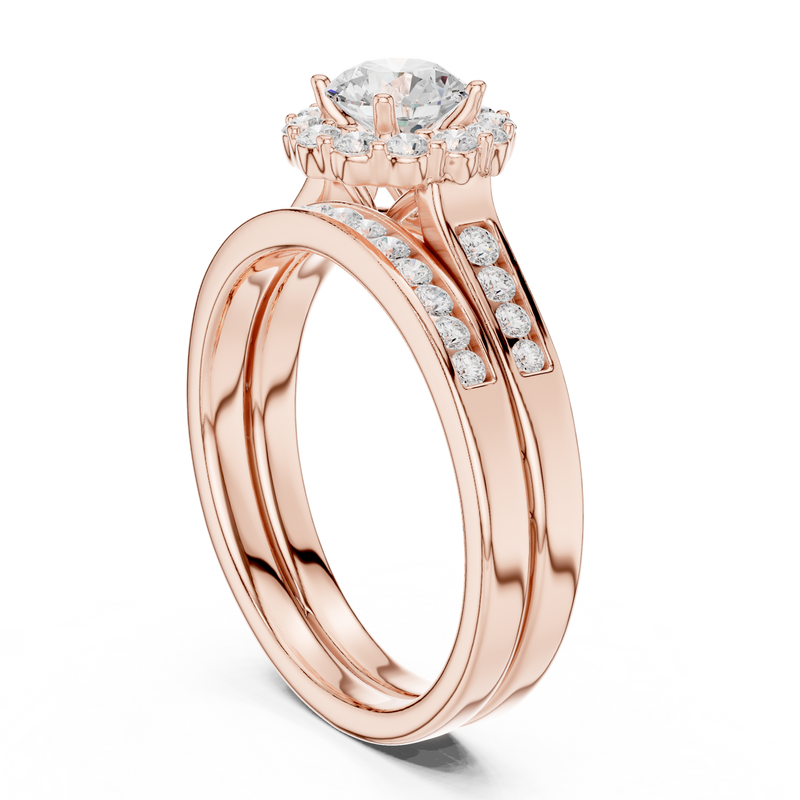 Ladies Ring LR-0269@7 - Rose Gold - Image