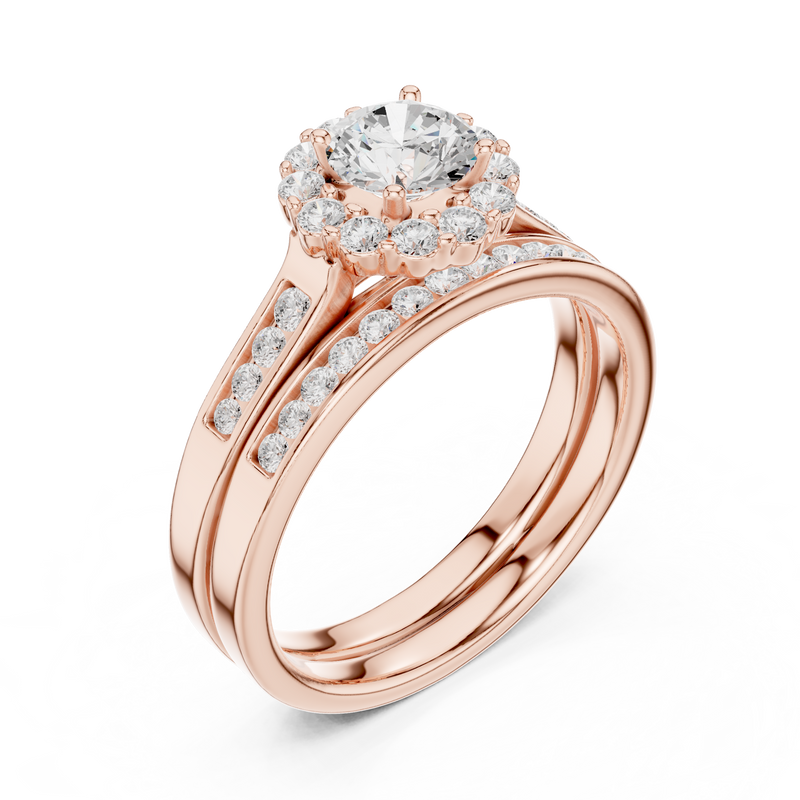 Ladies Ring LR-0269@7 - Rose Gold - Image