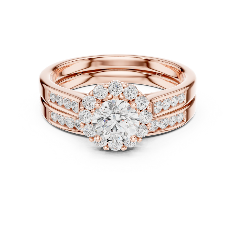 Ladies Ring LR-0269@7 - Rose Gold - Image
