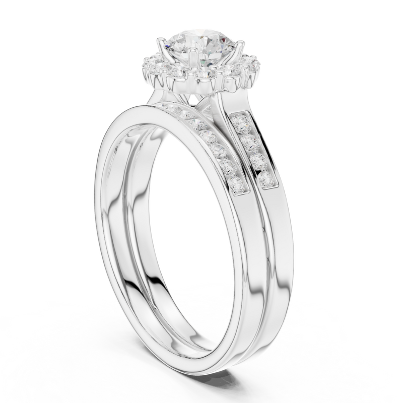 Ladies Ring LR-0269@7 - White Gold - Image