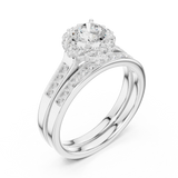 Ladies Ring LR-0269@7 - White Gold - Image