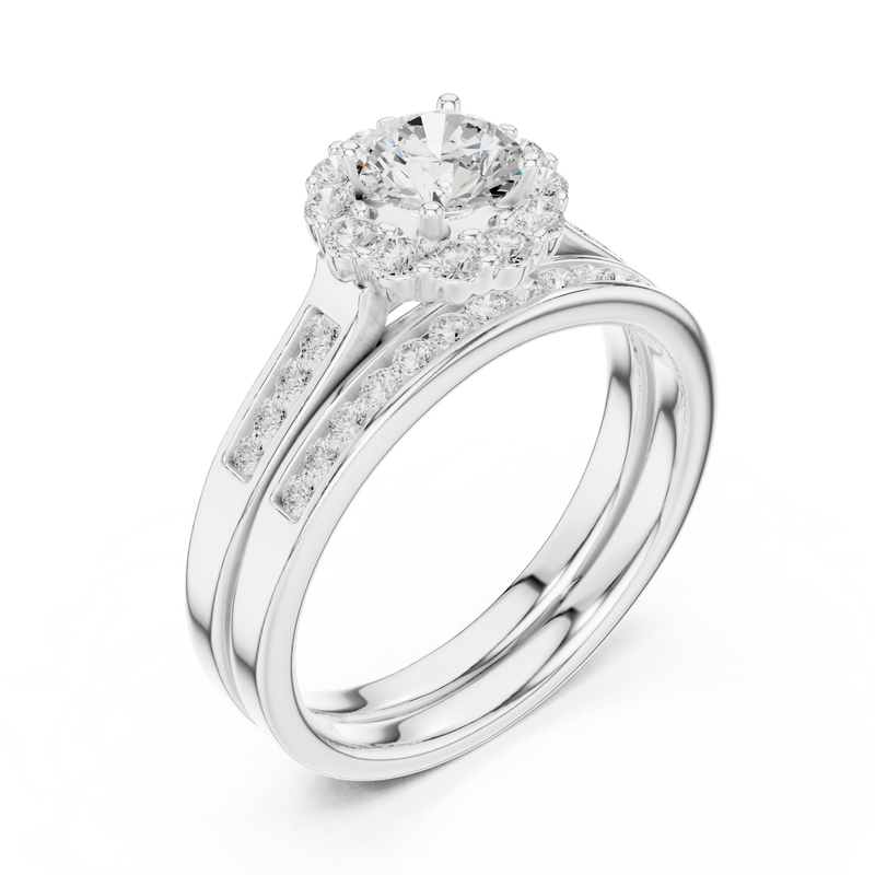 Ladies Ring LR-0269@7 - White Gold - Image