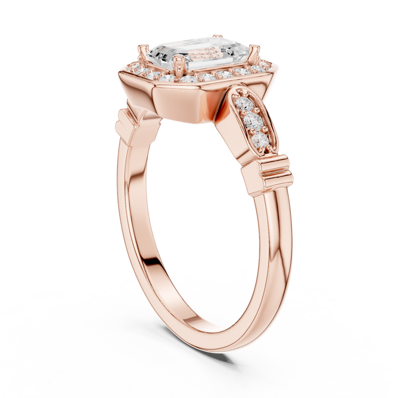 Ladies Ring LR-0270@7 - Rose Gold - Image