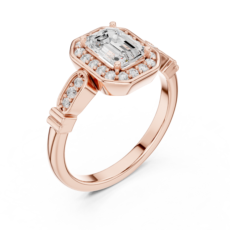 Ladies Ring LR-0270@7 - Rose Gold - Image