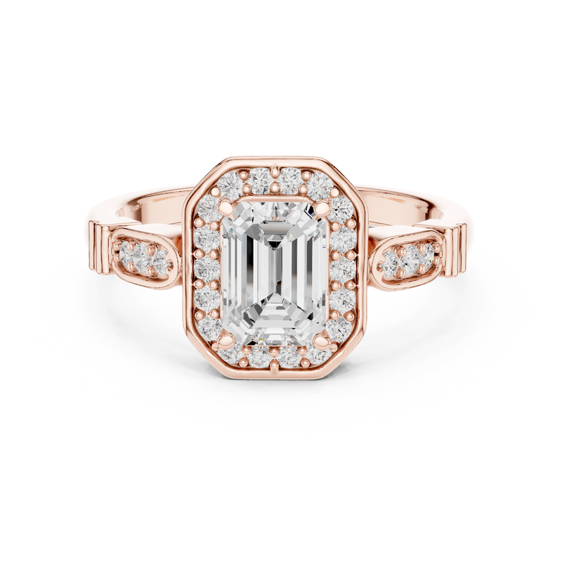 Ladies Ring LR-0270@7 - Rose Gold - Image