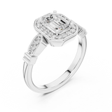Ladies Ring LR-0270@7 - White Gold - Image