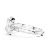 Ladies Ring LR-0270@7 - White Gold - Image