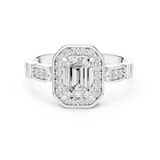 Ladies Ring LR-0270@7 - White Gold - Image