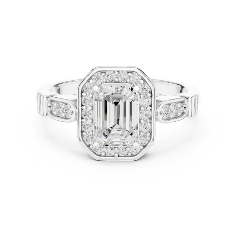 Ladies Ring LR-0270@7 - White Gold - Image