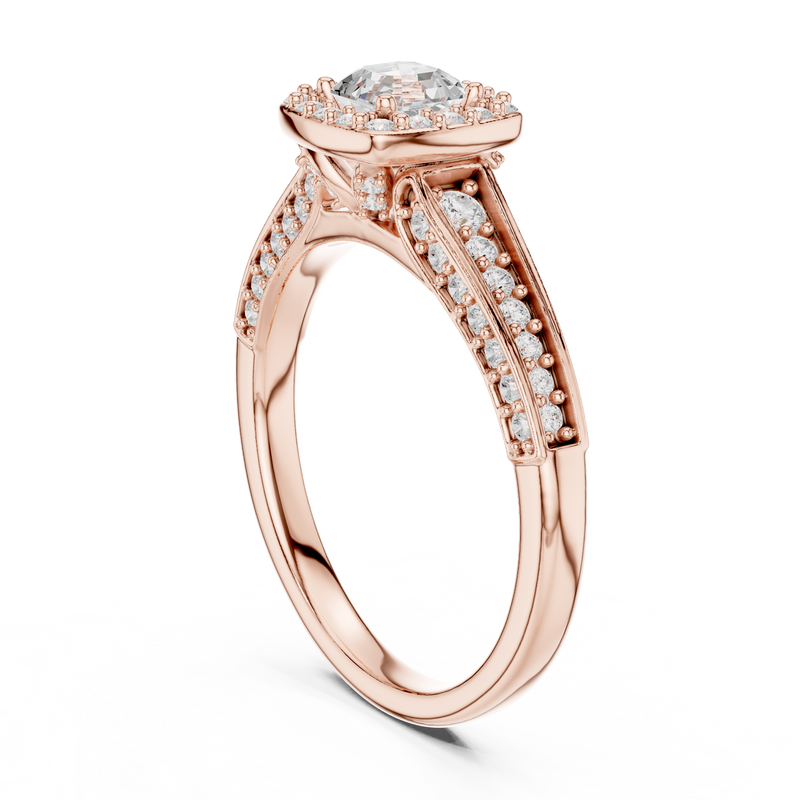 Ladies Ring LR-0272@7 - Rose Gold - Image