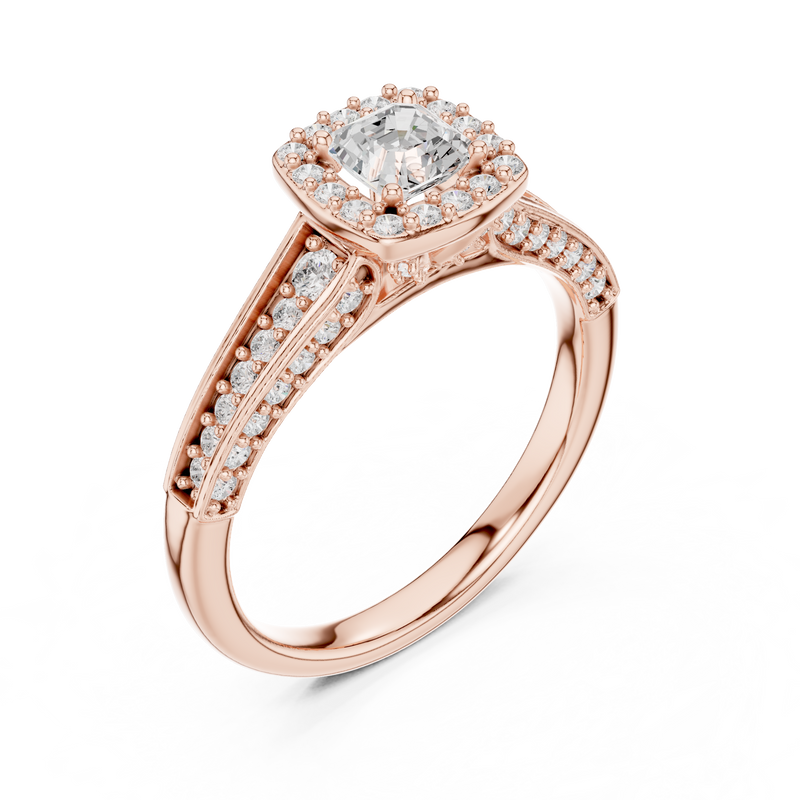 Ladies Ring LR-0272@7 - Rose Gold - Image