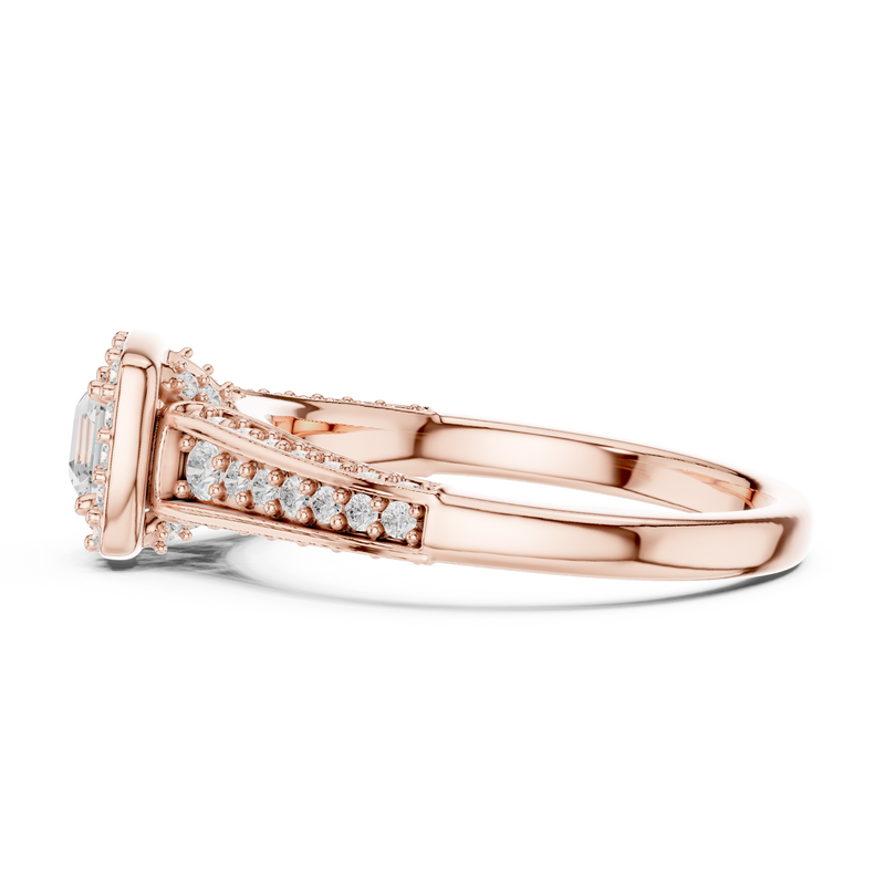 Ladies Ring LR-0272@7 - Rose Gold - Image