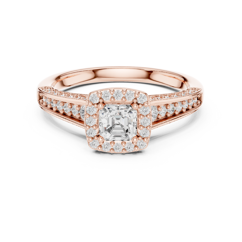 Ladies Ring LR-0272@7 - Rose Gold - Image