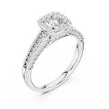 Ladies Ring LR-0272@7 - White Gold - Image