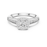 Ladies Ring LR-0272@7 - White Gold - Image