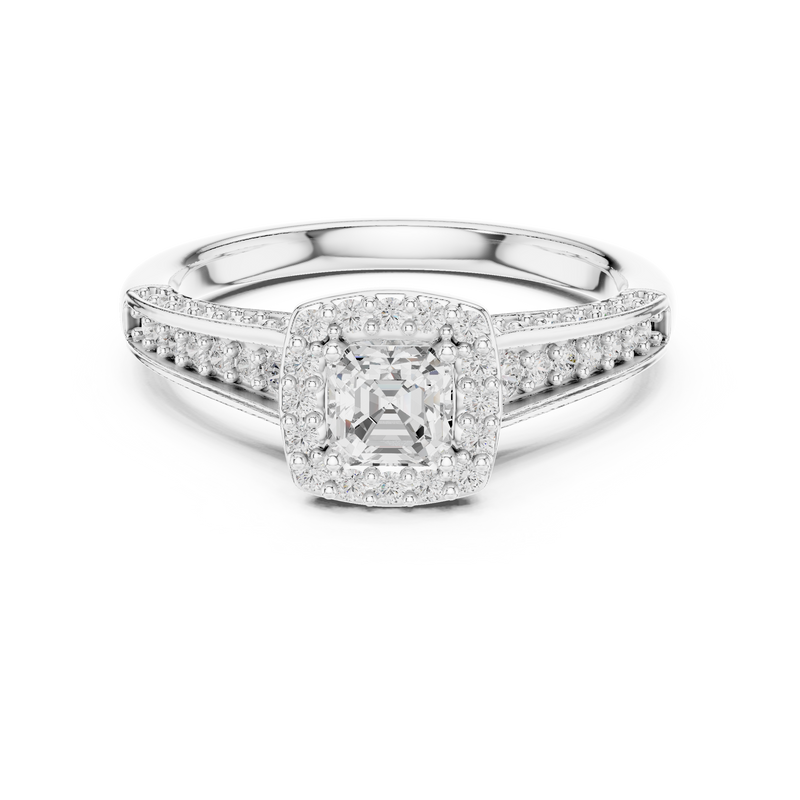 Ladies Ring LR-0272@7 - White Gold - Image
