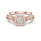 Ladies Ring LR-0273@7 - Rose Gold - Image