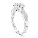 Ladies Ring LR-0273@7 - White Gold - Image